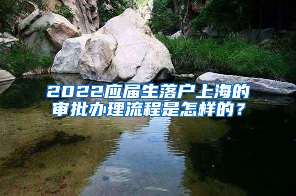 2022应届生落户上海的审批办理流程是怎样的？