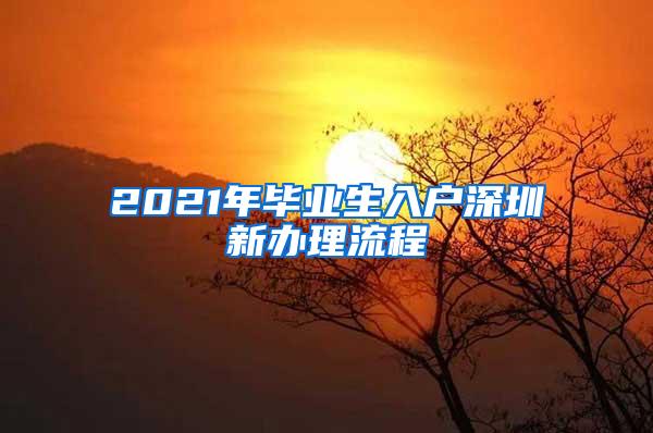 2021年毕业生入户深圳新办理流程