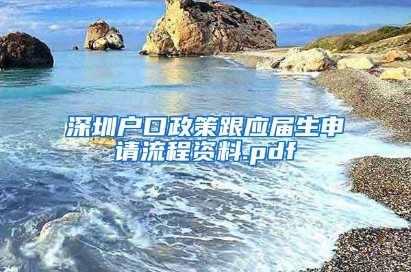 深圳户口政策跟应届生申请流程资料.pdf
