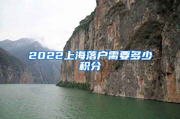 2022上海落户需要多少积分