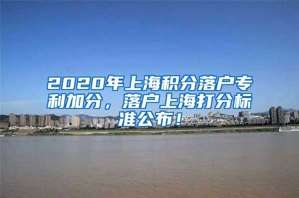 2020年上海积分落户专利加分，落户上海打分标准公布！