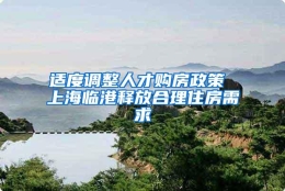适度调整人才购房政策 上海临港释放合理住房需求