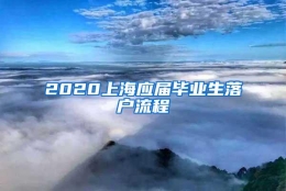 2020上海应届毕业生落户流程
